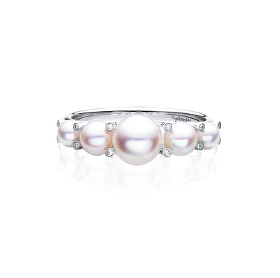 Trellis Akoya Pearl Ring