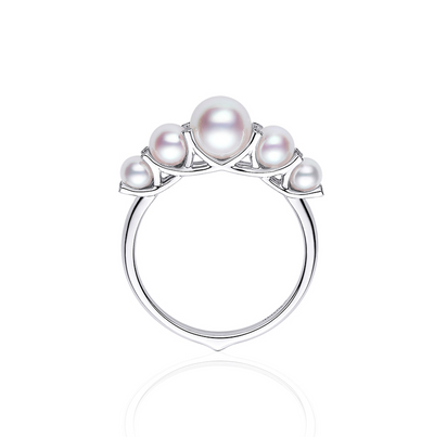 Trellis Akoya Pearl Ring