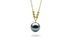 Golden Balls Black Pearl Pendant-Kyllonen