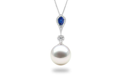 Aurora South Sea White Pearl Pendant-Kyllonen