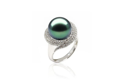 Winter Black Pearl Ring-Kyllonen