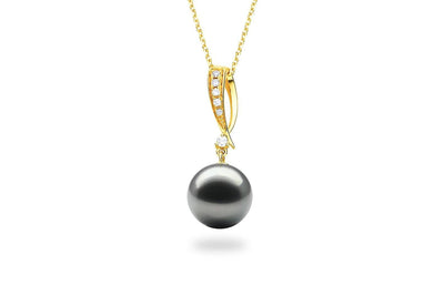 Elegance Black Pearl Pendant-Kyllonen