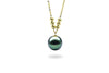 Golden Balls Black Pearl Pendant-Kyllonen