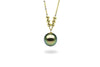 Golden Balls Black Pearl Pendant-Kyllonen