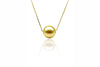 Solo Gold Pearl Necklace-Kyllonen