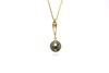 Spade Black Pearl Pendant-Kyllonen