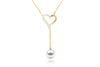 Through the Heart Akoya Pearl Pendant-Kyllonen