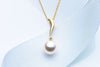 Wave Freshwater Pearl Pendant-Kyllonen