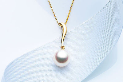 Wave Freshwater Pearl Pendant-Kyllonen