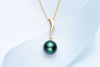 Wave Black Pearl Pendant-Kyllonen