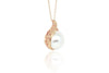 Scroll South Sea White Pearl Pendant-Kyllonen