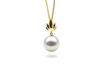 Bloom South Sea White Pearl Pendant-Kyllonen