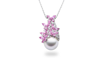 Dancing Butterflies South Sea Pearl Pendant-Kyllonen