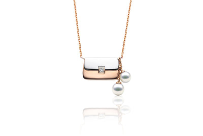 Princess Flap Handbag Pearl Pendant-Kyllonen