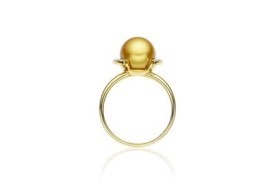 Roma South Sea Gold Pearl Ring-Kyllonen