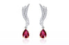 Wisp Ruby Earrings