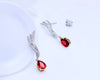 Wisp Ruby Earrings